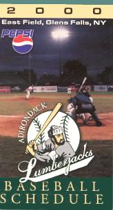 Adirondack Lumberjacks '00 pocket schedule