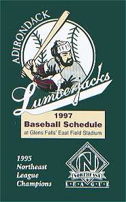 Adirondack Lumberjacks '97 pocket schedule
