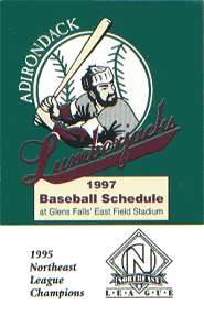 Adirondack Lumberjacks '97 alternate pocket schedule