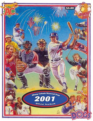 Albany-Colonie Diamond Dogs '01 program