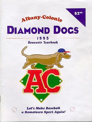 Albany-Colonie Diamond Dogs '95 program