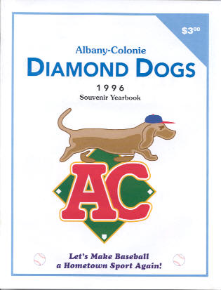 Albany-Colonie Diamond Dogs '95 program