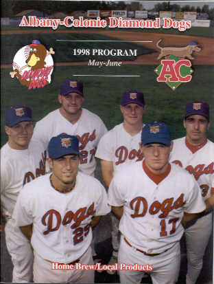 Albany-Colonie Diamond Dogs '98 program