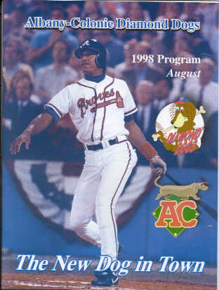 Albany-Colonie Diamond Dogs '98 program