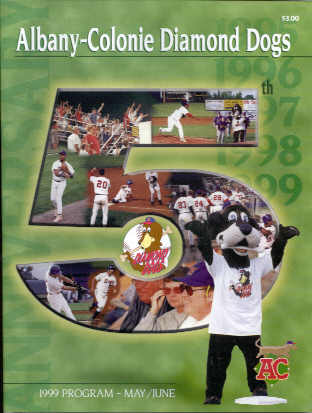 Albany-Colonie Diamond Dogs '99 program