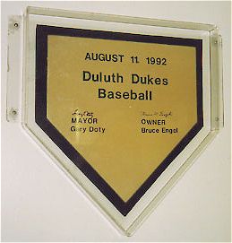 Photo of Dukes plaque