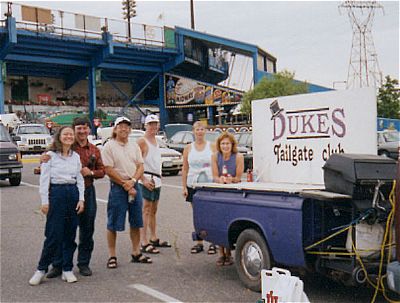 Tailgaters visiting St. Paul