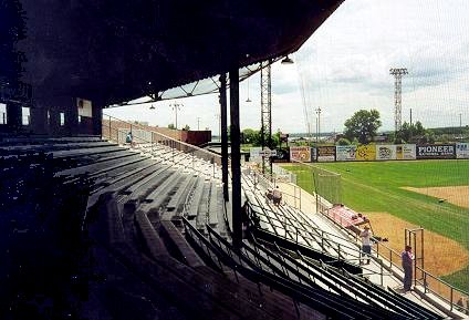 Photo of grandstand seating