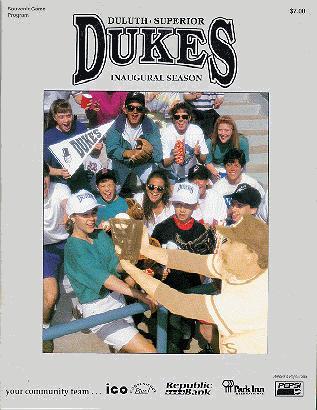 Duluth-Superior Dukes '93 program
