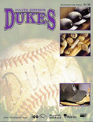 Duluth-Superior Dukes '94 program