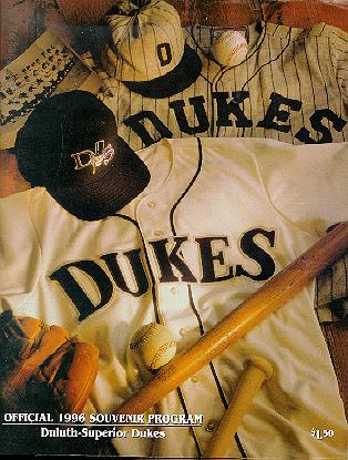 Duluth-Superior Dukes '96 program