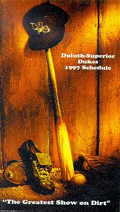 Duluth-Superior Dukes '97 pocket schedule