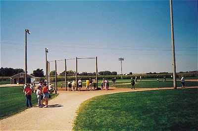 Photo of backstop