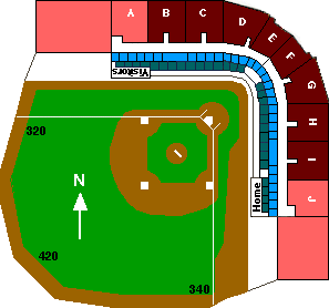 Telus Field Seating Chart