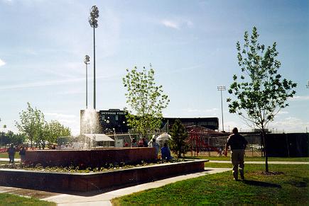 Photo of fountain entrance