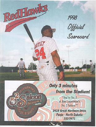 Fargo-Moorhead RedHawks Scorecard '98