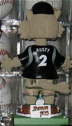 Rusty the RailCat bobblehead 2004