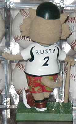 Rusty the RailCat bobblehead back