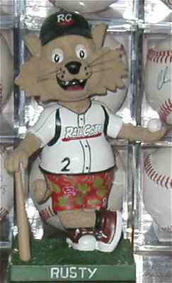 Rusty the RailCat bobblehead 2005