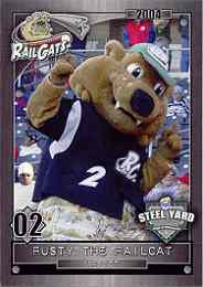 Rusty the RailCat card