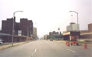 Photo of downtown Gary