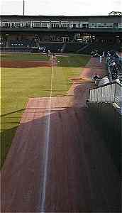 Photo of third base line