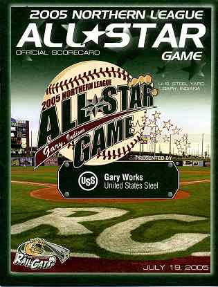 2005 Northern League All Star Game Scorecard