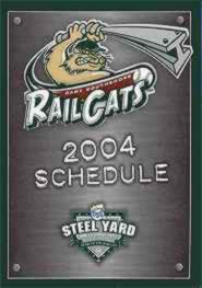 2004 RailCats Pocket Schedule