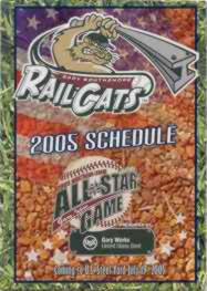 2005 RailCats Pocket Schedule