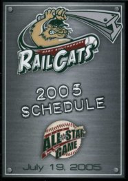 2005 RailCats Pocket Schedule Early Bird