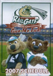 2007 RailCats Pocket Schedule alternate