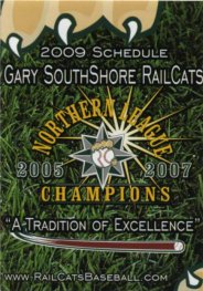 2009 RailCats Pocket Schedule Early Bird