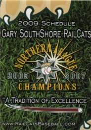 2009 RailCats Pocket Schedule Early Bird