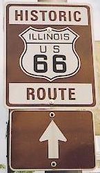 Photo of Route 66 sign
