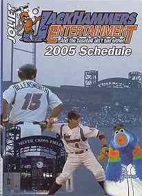 2005 Joliet JackHammer pocket schedule