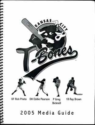 2005 Kansas City T-Bones Media Guide