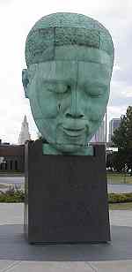 Photo of Charlie Parker memorial