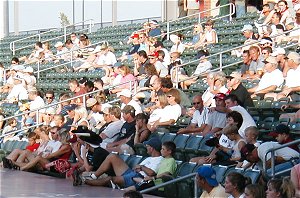 Photo of fans in sunlight