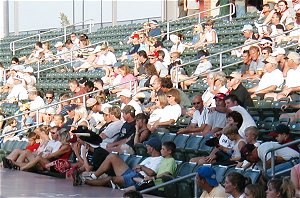 Photo of fans in sunlight