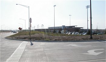 Photo of ballpark approach