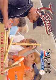 2004 T-Bones pocket schedule