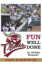 2006 T-Bones pocket schedule