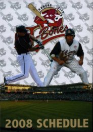 2008 T-Bones pocket schedule full schedule