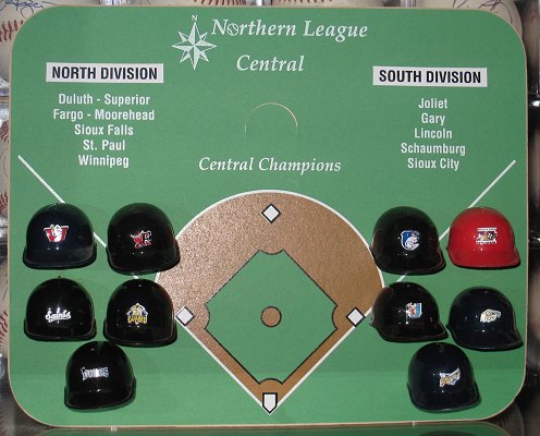 Caps on display board