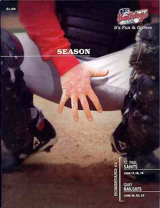 Lincoln Saltdogs '05 Homestand #3 Program