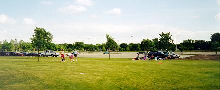 Photo of fans picnicing