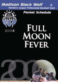 Madison Black Wolf '00 pocket schedule