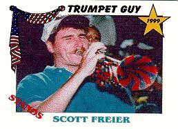 Trumpet Guy 1999 card