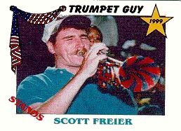 Trumpet Guy 1999 card