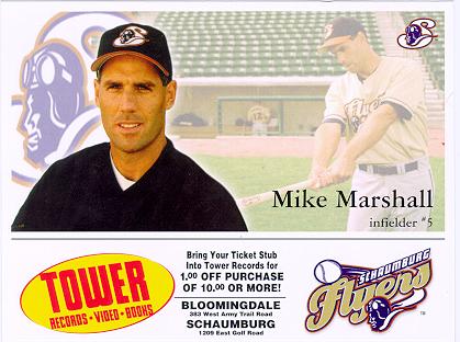 Mike Marshall autograph card